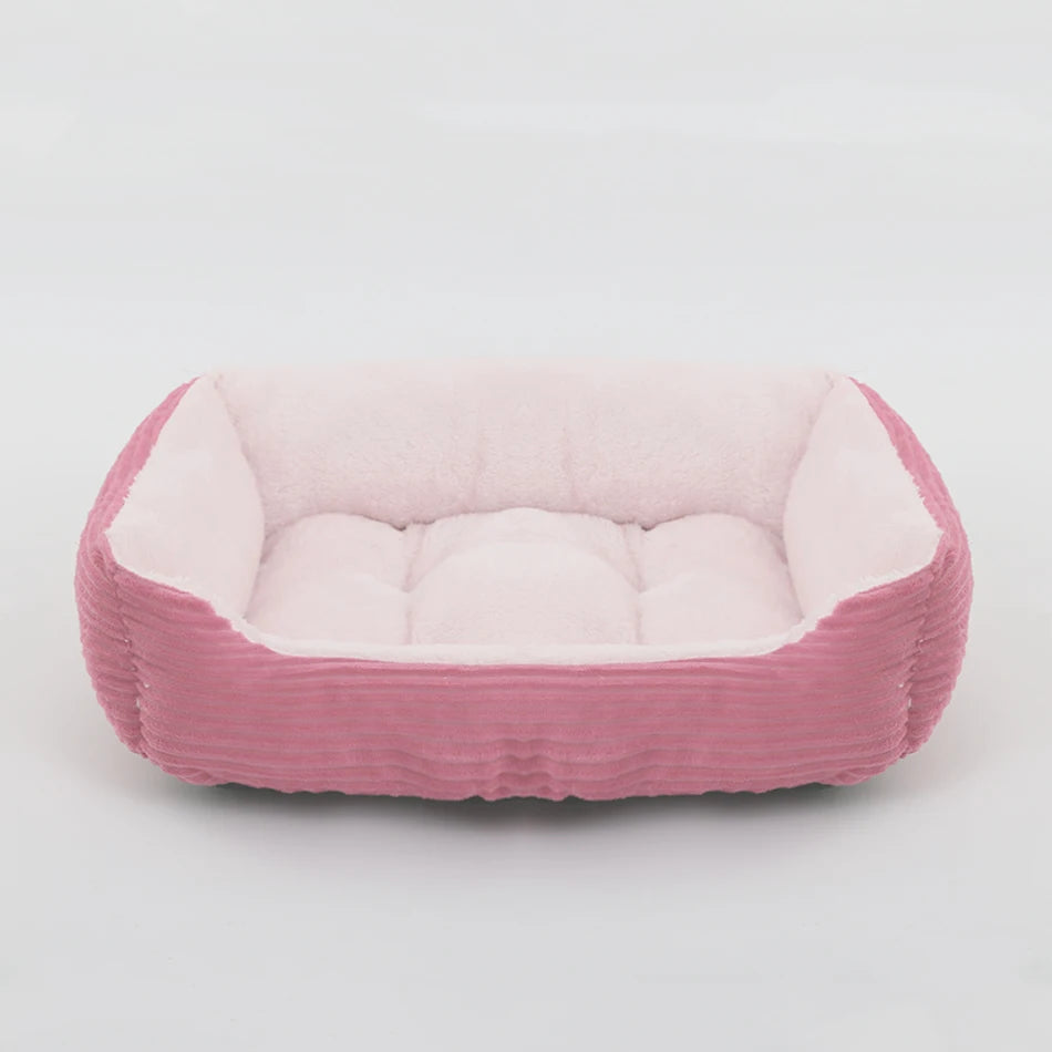 CalmNest Pet Bed for dogs and cats, providing cozy and calming comfort with plush cushioning and durable materials