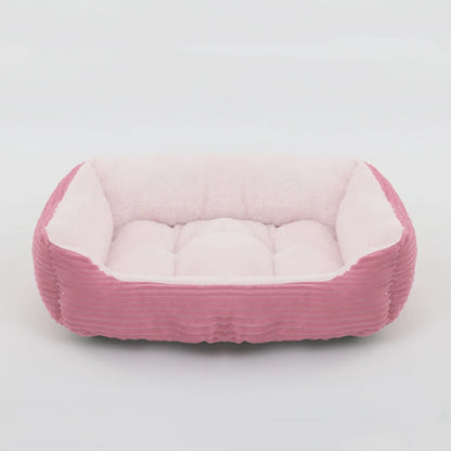 CalmNest Pet Bed for dogs and cats, providing cozy and calming comfort with plush cushioning and durable materials