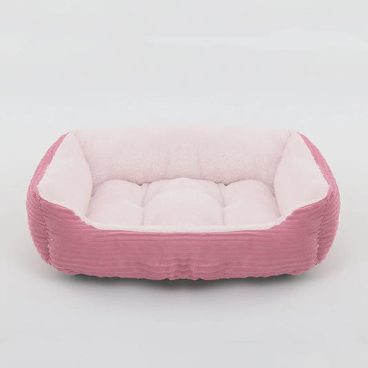 CalmNest Pet Bed for dogs and cats, providing cozy and calming comfort with plush cushioning and durable materials