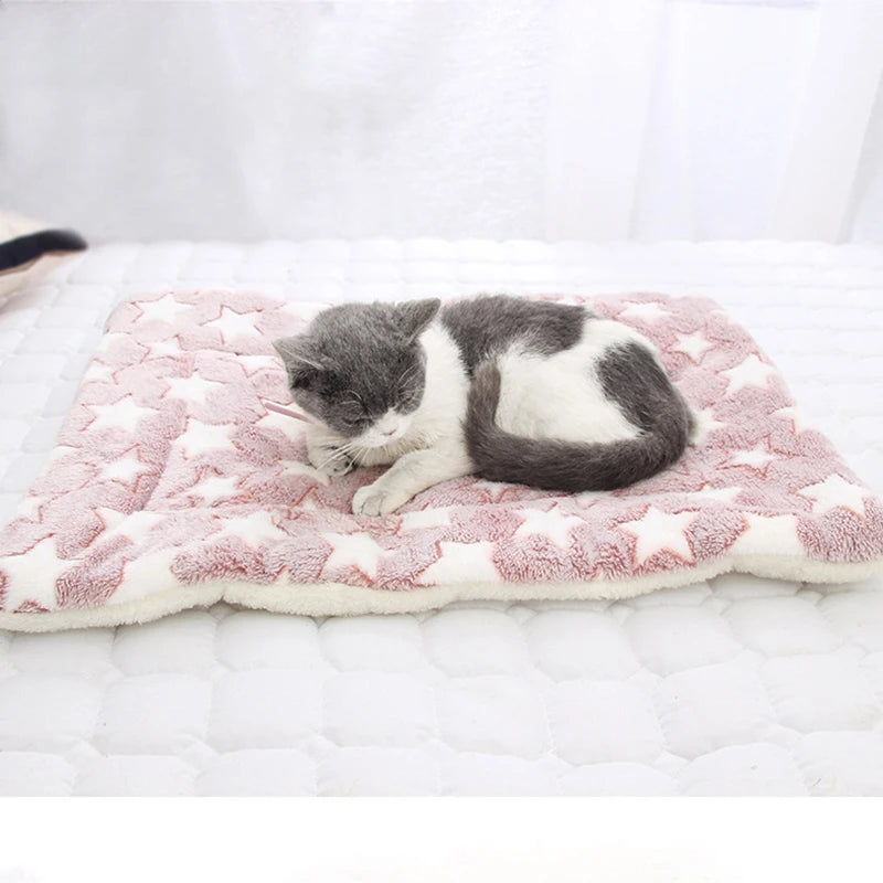 CosyFluff Pet Mat - Soft Flannel Mat for All Dog Sizes