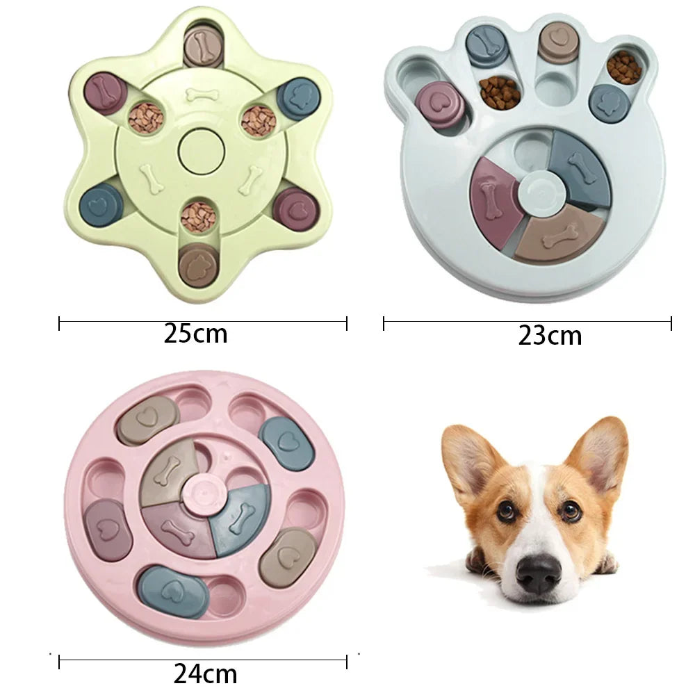 BrainBoost Puzzle Feeder - Interactive Slow Feeder for Dogs and Cats