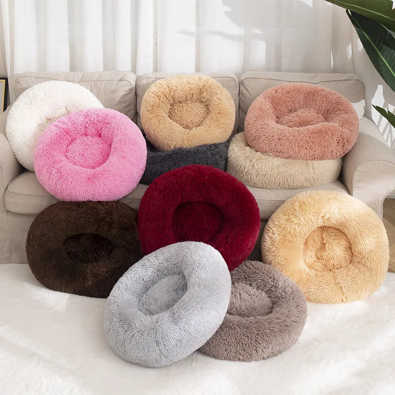 CozyNest Donut Dog Bed - Plush Comfort for Dogs of All Sizes