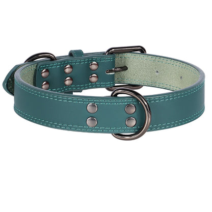 StrongPaw Leather Dog Collar