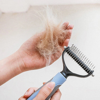 Fur-Free Wonder: Pro Pet Deshedding Brush - Grooming Made Easy