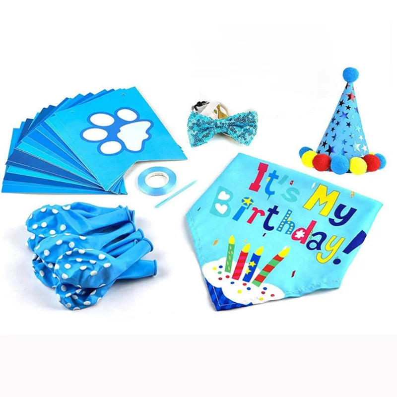 BirthdayPaws Party Kit - Complete Dog Birthday Celebration Set