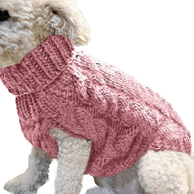 CozyPaws Turtleneck Sweater for small dogs