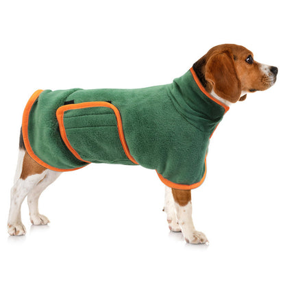 CozyDry Microfiber Pet Bathrobe - Quick-Dry Absorbent Pet Towel