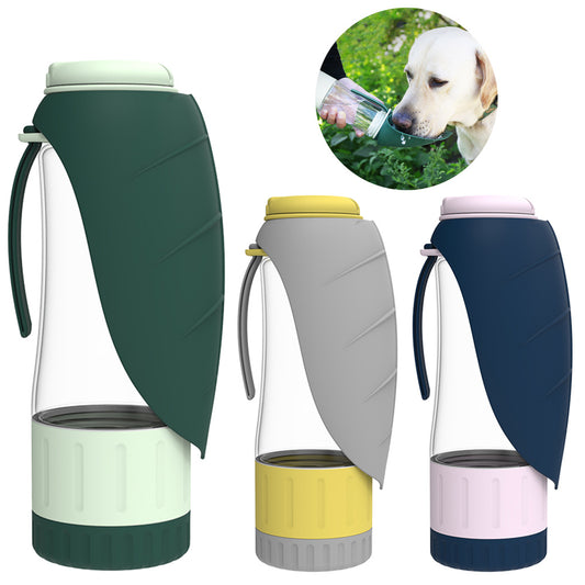 DualHydrate Portable Pet Dispenser, perfect for keeping pets hydrated and fed on the go